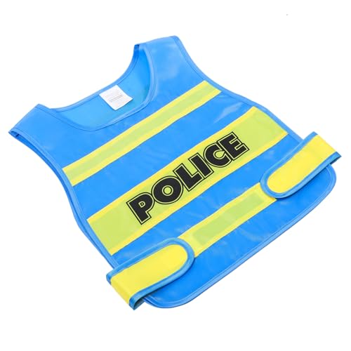 INOOMP Polizeikostüm Sie Weste realistisch Offizier Polizeipolizeikinder kleinkind verkleiden Kinderpolizeibekleidung Kinderpolizeiparty für Stoff Sky-blue INOOMP Polizeikostüm Sie Weste realistisch Offizier Polizeipolizeikinder kleinkind verkleiden Kinderpolizeibekleidung Kinderpolizeiparty für Stoff Sky-blue von INOOMP