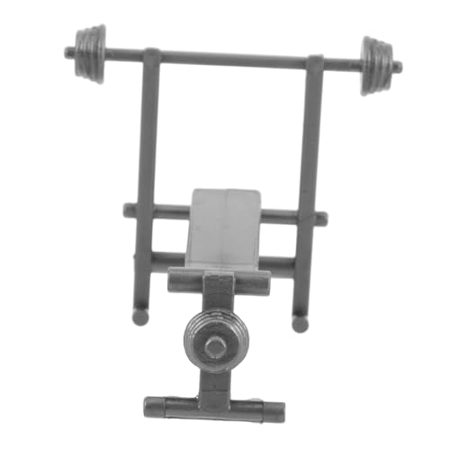 INOOMP Puppenhaus-Fitnessgeräte winzige Puppenhaus-Hantelbank Miniatur-Workout-Spielset Puppenhaus-Übungsspielset Zubehör für Spielhäuser Miniaturmöbel Plastik Grey INOOMP Puppenhaus-Fitnessgeräte winzige Puppenhaus-Hantelbank Miniatur-Workout-Spielset Puppenhaus-Übungsspielset Zubehör für Spielhäuser Miniaturmöbel Plastik Grey von INOOMP