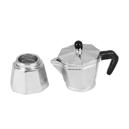 INOOMP Puppenhaus -Kaffeekanne Puppenhaus Topf Puppenhaus Miniaturzubehör Mini-Puppenhaus- Simulation Kaffeekanne Mini-Küchenzubehör Legierung Silver INOOMP Puppenhaus -Kaffeekanne Puppenhaus Topf Puppenhaus Miniaturzubehör Mini-Puppenhaus- Simulation Kaffeekanne Mini-Küchenzubehör Legierung Silver von INOOMP
