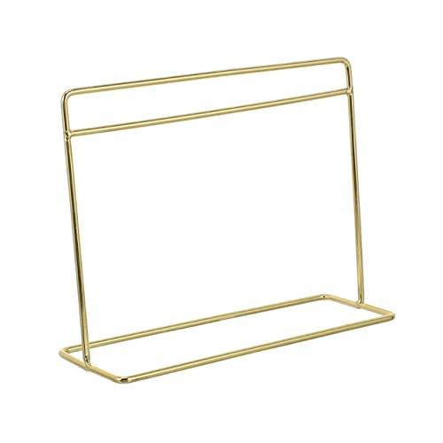 INOOMP Puppenhaus Mini Kleiderständer Miniatur Stoffständer Puppen Mini Kleiderbügel DIY Miniatur Puppenhaus Organizer Garderobe Mädchen Rollenspiel Kleiderbügel Outfit Display Goldenes von INOOMP