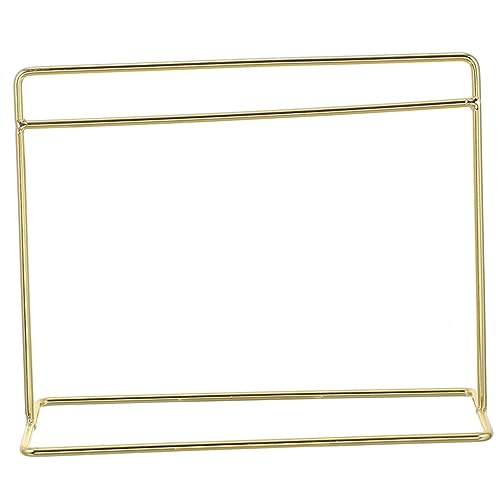 INOOMP Puppenhaus Mini Kleiderständer Puppenkleiderständer Kleiderbügel Für Kleidung Mini Kleiderständer Kleiderbügel Kleiderbügel Kleiderständer Puppenhaus Kleiderständer Eisen Golden von INOOMP