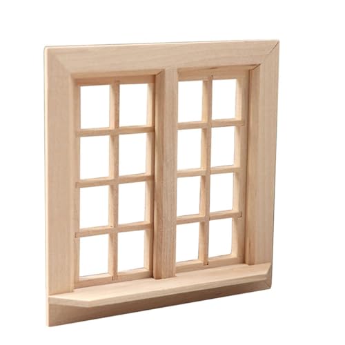 INOOMP Puppenhaus Modellbausatz Mit Doppelten Frontfenstern Mini Rahmen Dekorationsrahmen Ungefärbtes Fenster Puppenhauszubehör Leeres Fenster Khaki Holz INOOMP Puppenhaus Modellbausatz Mit Doppelten Frontfenstern Mini Rahmen Dekorationsrahmen Ungefärbtes Fenster Puppenhauszubehör Leeres Fenster Khaki Holz von INOOMP