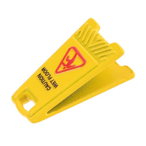 INOOMP Puppenhaus Sicherheitserziehungsspielzeug Feengartendekoration Kuchendeckel Miniatur-Dinge Feengartenschild Tiny House liefert kleines Warnschild Legierung Yellow INOOMP Puppenhaus Sicherheitserziehungsspielzeug Feengartendekoration Kuchendeckel Miniatur-Dinge Feengartenschild Tiny House liefert kleines Warnschild Legierung Yellow von INOOMP