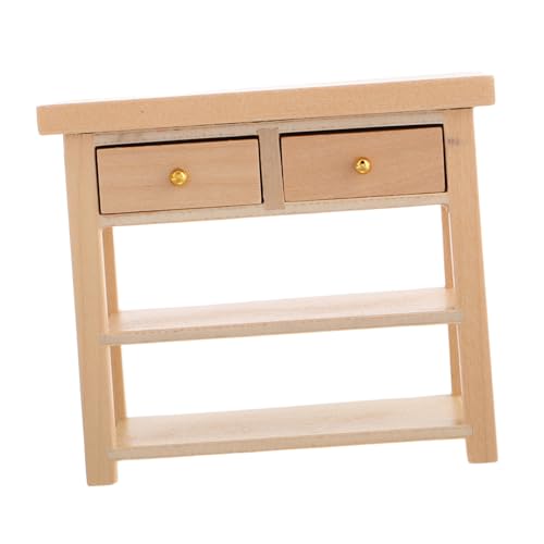INOOMP Miniatur-puppenhaus-wandschrank Holz-bücherregal Sammlerstück Für Jungen Und Mädchen Heimdekoration von INOOMP