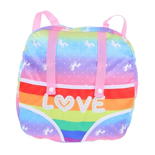 INOOMP Puppenrucksack wiedergeborene Babytrage Wickeltasche für Babypuppen Puppentragen für kleine Mädchen für Babypuppen wiedergeborenes Puppenzubehör Puppentasche Polyester INOOMP Puppenrucksack wiedergeborene Babytrage Wickeltasche für Babypuppen Puppentragen für kleine Mädchen für Babypuppen wiedergeborenes Puppenzubehör Puppentasche Polyester von INOOMP