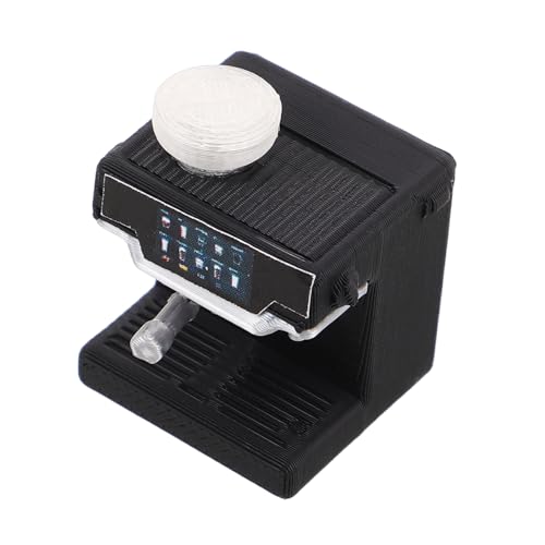 INOOMP Puppenstuben-Kaffeemaschine Mini-Küchenkaffeemaschine Möbel für Puppenhaus realistisches Kaffeemaschinenspielzeug Mini-Gerätefiguren Miniatur-Zubehör Plastik Black INOOMP Puppenstuben-Kaffeemaschine Mini-Küchenkaffeemaschine Möbel für Puppenhaus realistisches Kaffeemaschinenspielzeug Mini-Gerätefiguren Miniatur-Zubehör Plastik Black von INOOMP