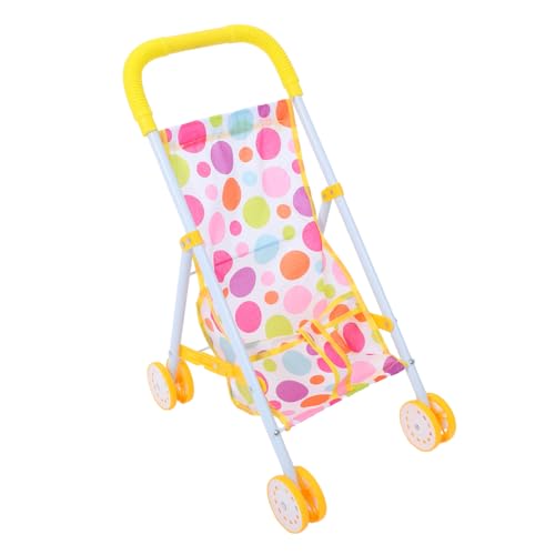 INOOMP Puppenwagen für Leichter Kinderwagen für Puppen Realistisches Design für Rollenspiele Leicht zu Transportieren und Vielseitig Einsetzbar INOOMP Puppenwagen für Leichter Kinderwagen für Puppen Realistisches Design für Rollenspiele Leicht zu Transportieren und Vielseitig Einsetzbar von INOOMP