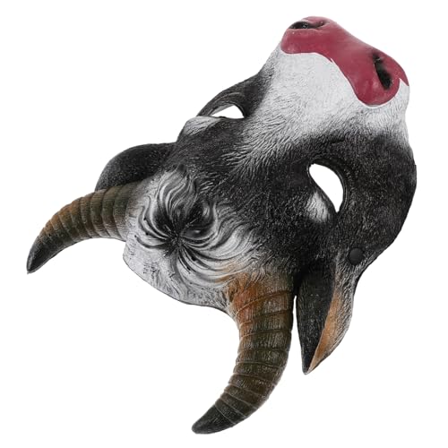 INOOMP Realistische Kuhkopf Maske aus PU für Karneval Halloween Party Cosplay Dekorative Tierkopfmaske Vielseitiges Kostümzubehör für Verkleidungen und Maskeraden INOOMP Realistische Kuhkopf Maske aus PU für Karneval Halloween Party Cosplay Dekorative Tierkopfmaske Vielseitiges Kostümzubehör für Verkleidungen und Maskeraden von INOOMP