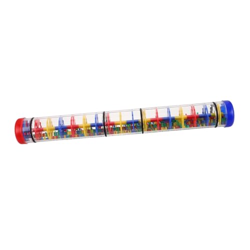 INOOMP Regenstab Spiralförmiger Musik Shaker – Regen Sound Röhre Für Kleinkinder – Hilfsmittel Zur Auditiven Und Visuellen Entwicklung – Für Die Verwendung In Der Familie Und Im von INOOMP