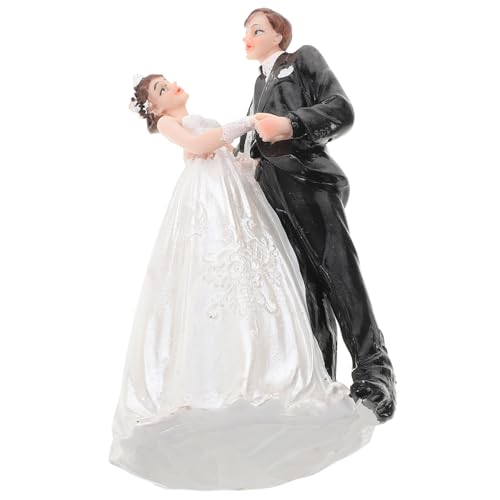 INOOMP Resin Brautpaar Figur Hochzeitstorte Cake Topper Filigrane Europäische Handarbeit Vielseitige Hochzeitsdekoration für Torten und Tisch Leichter Resin Aufsatz für Hochzeit Party INOOMP Resin Brautpaar Figur Hochzeitstorte Cake Topper Filigrane Europäische Handarbeit Vielseitige Hochzeitsdekoration für Torten und Tisch Leichter Resin Aufsatz für Hochzeit Party von INOOMP