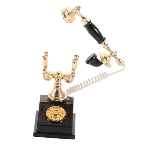 INOOMP Retro Mini Telefon Miniatur Vintage Telefon Retro Dekoration Kleines Telefon Retro Telefon Spielzeugtelefon Puppenhaus Zubehör Mini Puppenhaus Dekorative Kleine Minis INOOMP Retro Mini Telefon Miniatur Vintage Telefon Retro Dekoration Kleines Telefon Retro Telefon Spielzeugtelefon Puppenhaus Zubehör Mini Puppenhaus Dekorative Kleine Minis von INOOMP