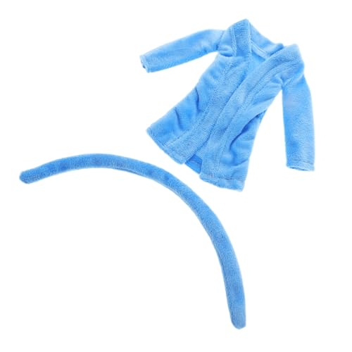 INOOMP Doll Pajamas Miniatur Puppen-Bademantel Schlafanzug Für Rollenspiel Und Puppenzubehör Geeignet Für Junge Mädchen Farbenfrohes Und Stilvolles Outfit Für Puppen von INOOMP