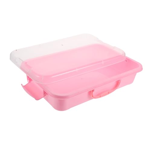 INOOMP Sandtisch Kindersandkasten Outdoor Spielset Reise Sandspielzeug Spielhausspielzeug Baustellenspielzeug Sandschale Mit Sicherem Deckel Mini Sandkasten Für Den Schreibtisch von INOOMP