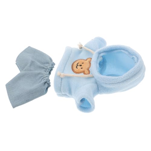 INOOMP Satz Plüschtier Anziehzubehör Mini-Bär-Puppenkleidung Puppenkostüm für Bärenpuppenkleidung Mädchen Puppenkleidung Hosen Plüschpuppen-Kapuzenpullover Stoff INOOMP Satz Plüschtier Anziehzubehör Mini-Bär-Puppenkleidung Puppenkostüm für Bärenpuppenkleidung Mädchen Puppenkleidung Hosen Plüschpuppen-Kapuzenpullover Stoff von INOOMP