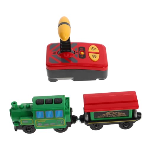 INOOMP Satz kleines Zugspielzeug Action-Lokomotive- Retro-Zugspielzeug Zugmodell Kinderspiele Zugspielzeug Kreative Ornament Zug für Zugspielzeug für Plastik Grün von INOOMP