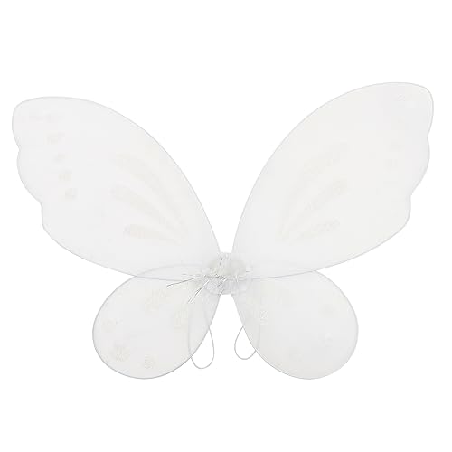INOOMP Schmetterlingsflügelspielzeuge Feenflügel Party gefälscht kleine Fee schmetterlingsflügel groß Fledermaus flügel flügel für Schmetterlingsflügelkind Nylon Weiß INOOMP Schmetterlingsflügelspielzeuge Feenflügel Party gefälscht kleine Fee schmetterlingsflügel groß Fledermaus flügel flügel für Schmetterlingsflügelkind Nylon Weiß von INOOMP