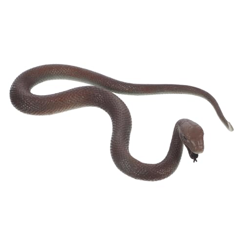 INOOMP Realistische Schwarze Mamba Schlangenmodell Für Streiche Garten-Dekoration Und Halloween-Partys Weiche -Schlange Perfektes Für Junge Mädchen Und Schlangenliebhaber von INOOMP
