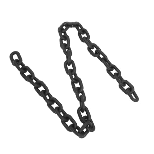 INOOMP Simulierte Eisenkettendekoration Kostümkette große Kette Kettengeschirr für Hunde Kette für Hunde Halloween-Ketten Hundeketten Halloween-Kette aus Kunststoff PVC Schwarz INOOMP Simulierte Eisenkettendekoration Kostümkette große Kette Kettengeschirr für Hunde Kette für Hunde Halloween-Ketten Hundeketten Halloween-Kette aus Kunststoff PVC Schwarz von INOOMP