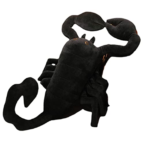 INOOMP Simulierte Skorpionspielzeug Kuscheltier Stofftier Für - Gruselige Kuscheltiere Kinderspielzeug Plüsch Black von INOOMP