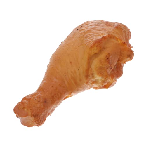 INOOMP Simuliertes Hühnerbeinmodell gefälschte Hähnchenschenkel gefälschte Hühnerkeule Display-Requisite Hühnerfutter Lebensmittel Essen Küchenrequisite realistisches Huhn Faux Food PVC von INOOMP