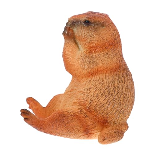 INOOMP Simuliertes Murmeltiermodell Gartentierfigur Groundhog - Künstliche Handwerk Tierfigur Simulationstiermodell-Ornamente Murmeltier-Ornament PVC Orange INOOMP Simuliertes Murmeltiermodell Gartentierfigur Groundhog - Künstliche Handwerk Tierfigur Simulationstiermodell-Ornamente Murmeltier-Ornament PVC Orange von INOOMP