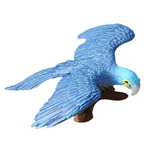 INOOMP Simuliertes Papagei Kinderzubehör Künstliches Modell Spielspielzeug Cartoon Puppen Vögel Modell Tiermodell Blau von INOOMP