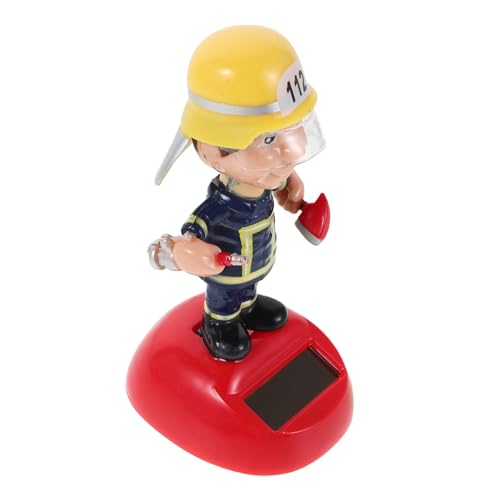 INOOMP Solarbetriebene Feuerwehrmann Figur Tanzende Feuerwehr Deko Cartoon Auto Dekoration Nachhaltige Solarfigur Für Auto Innenraum Büro Und Zuhause INOOMP Solarbetriebene Feuerwehrmann Figur Tanzende Feuerwehr Deko Cartoon Auto Dekoration Nachhaltige Solarfigur Für Auto Innenraum Büro Und Zuhause von INOOMP