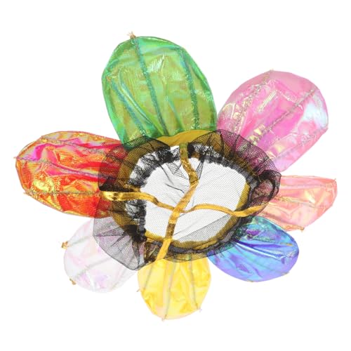 INOOMP Sonnenblumen Kopfbedeckung Blumenkostüm Stirnband Blumenkopfbedeckung Kostüm Partyhut Sonnenblumenkopf Requisiten Sonnenblumen Stirnband Lustige Hüte Für Partys Lustiger von INOOMP