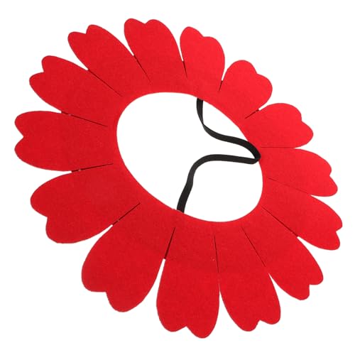 INOOMP Sonnenblumenkopfbedeckung Sonnenblumenstirnband Mädchen Party sonnenblumenhut kapuze Blumen- Gänseblümchen Haarband Kostüm mit Blumenkopfschmuck Blume Kopfbedeckung Filzstoff rot INOOMP Sonnenblumenkopfbedeckung Sonnenblumenstirnband Mädchen Party sonnenblumenhut kapuze Blumen- Gänseblümchen Haarband Kostüm mit Blumenkopfschmuck Blume Kopfbedeckung Filzstoff rot von INOOMP