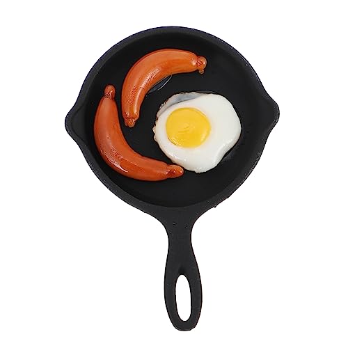 INOOMP Spiegelei -Wurstspielzeug Kochen Bratpfanne Pfannen braten Mini-Pfanne Küchenszenenmodell Miniküche für Miniaturkochgeschirr Miniatur-Puppenhauszubehör Ton Bunt INOOMP Spiegelei -Wurstspielzeug Kochen Bratpfanne Pfannen braten Mini-Pfanne Küchenszenenmodell Miniküche für Miniaturkochgeschirr Miniatur-Puppenhauszubehör Ton Bunt von INOOMP