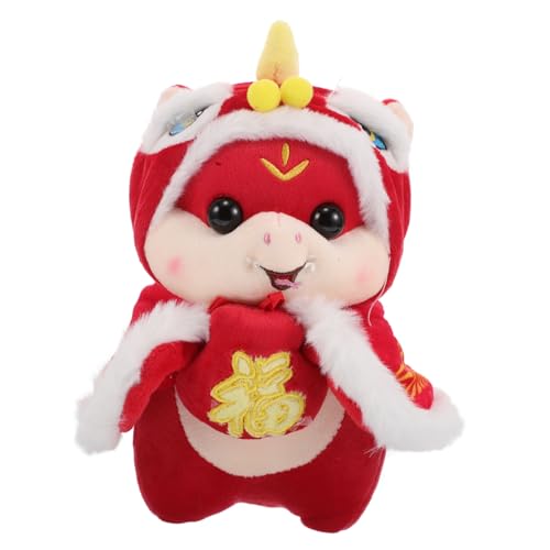 INOOMP Sternzeichen Schlangenpuppe Chinesischer Plüsch Schlangenkostüm für Neujahrsmaskottchen Plüschschlange chinesische neujahrsverzierung Neujahrsspielzeug Daunen Baumwolle INOOMP Sternzeichen Schlangenpuppe Chinesischer Plüsch Schlangenkostüm für Neujahrsmaskottchen Plüschschlange chinesische neujahrsverzierung Neujahrsspielzeug Daunen Baumwolle von INOOMP