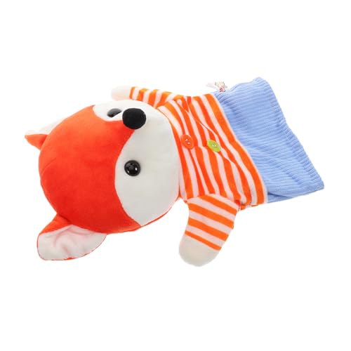 INOOMP Stofftier Handpuppe Handpuppenspielzeug Rollenspiel Fuchshandschuhe Rollenspiel Handpuppen Fuchs Handpuppen Familien Handpuppe Tierpuppe Orangefarbenes Tuch INOOMP Stofftier Handpuppe Handpuppenspielzeug Rollenspiel Fuchshandschuhe Rollenspiel Handpuppen Fuchs Handpuppen Familien Handpuppe Tierpuppe Orangefarbenes Tuch von INOOMP