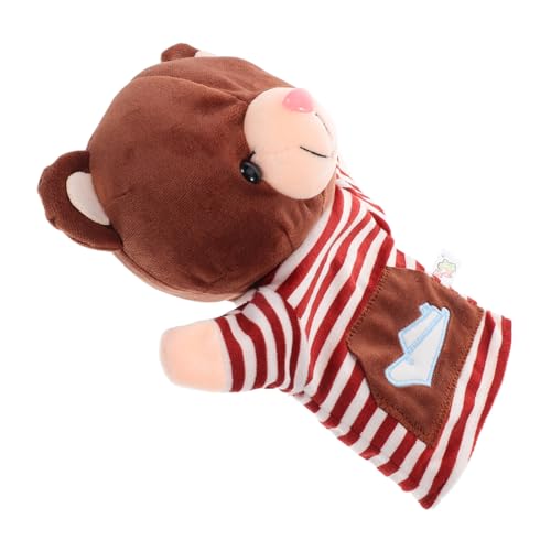 INOOMP Stofftier-handpuppe Puppe Plüschtiere Gefüllte Puppen Kleinkind Handpuppen Puppen Für Die Vorschule Interaktive Handpuppe Plüschhandpuppenspielzeug Light Brown INOOMP Stofftier-handpuppe Puppe Plüschtiere Gefüllte Puppen Kleinkind Handpuppen Puppen Für Die Vorschule Interaktive Handpuppe Plüschhandpuppenspielzeug Light Brown von INOOMP