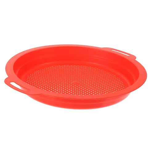 INOOMP Strandliegerspielzeug Sieb klein Bildschirm Sichter Sandstrand Toyssand Strandspielzeug Sandwerkzeuge Strandkinder Sandspielzeug Siftersand Plastik rot INOOMP Strandliegerspielzeug Sieb klein Bildschirm Sichter Sandstrand Toyssand Strandspielzeug Sandwerkzeuge Strandkinder Sandspielzeug Siftersand Plastik rot von INOOMP