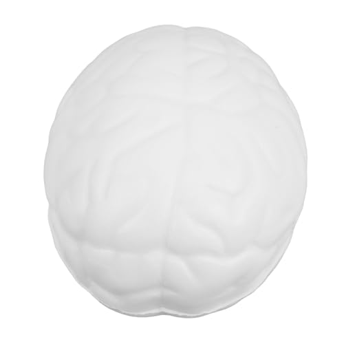 INOOMP Stressball Hirnform aus PU Tragbares Stress Fingerübungen Lustiges Design für Effektiven Stressabbau und Spielspaß für Unterwegs von INOOMP