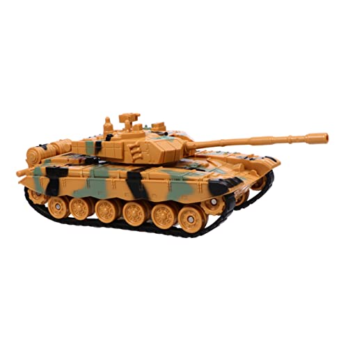 INOOMP Junge Mädchen Panzer Spielzeug Modell Camouflage Gelb Drehbar Robustes Design Für Spiel Sammlung Und Deko Für Jungen Und Mädchen Von Jahren von INOOMP