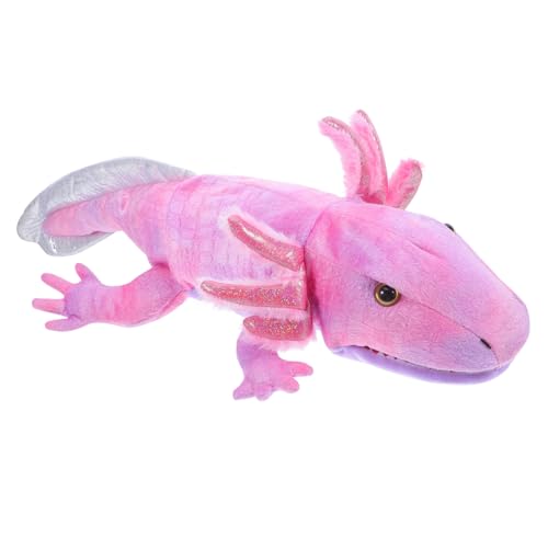 INOOMP Tierhandpuppen – Süße Axolotl Plüschpuppen Mit Beweglichem Mund Weiches Stofftier Rollenspielspielzeug Für Kleinkinder Geschichtenerzähler Für Im Alter Von 4–8 Jahren von INOOMP