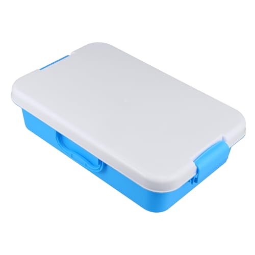 INOOMP Tragbare Sandkiste sensorisches Tablett Aktivitäten Sandbox groß Kleinkinder Innensandschale Sandkasten mit Deckel Sandkasten für kleine Spielsachen Abs Blue INOOMP Tragbare Sandkiste sensorisches Tablett Aktivitäten Sandbox groß Kleinkinder Innensandschale Sandkasten mit Deckel Sandkasten für kleine Spielsachen Abs Blue von INOOMP