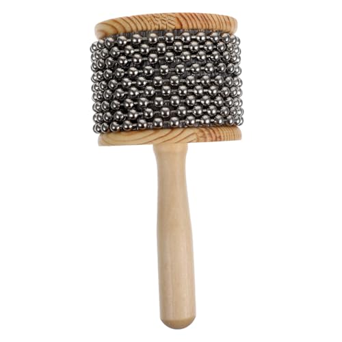 INOOMP Tragbares Cabasa aus Holz Großes Musikinstrument für Interaktives Klangwahrnehmung Robust und Langlebig für Partys und Spielgruppen INOOMP Tragbares Cabasa aus Holz Großes Musikinstrument für Interaktives Klangwahrnehmung Robust und Langlebig für Partys und Spielgruppen von INOOMP