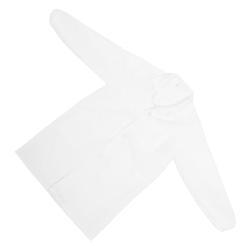 INOOMP Unisex Laborkittel Weißes Wissenschaftler Kostüm für Kleinkinder für Verkleidungspartys Schulaufführungen und Fotoshootings von INOOMP