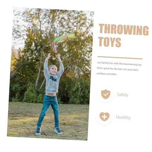 INOOMP Weicher Bumerang aus Eva Leichtes Outdoor Werfen und Zurückkommen Strapazierfähiges Flugspielzeug für Großen Rasenflächen von INOOMP