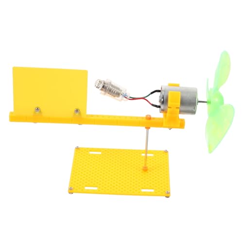 INOOMP Windgenerator-Modell Turbine Mini kleine Generatoren Windgenerator-Bausatz Schmuckstücke für windbetriebene Generatoren Windventilatorgenerator Motor- von INOOMP
