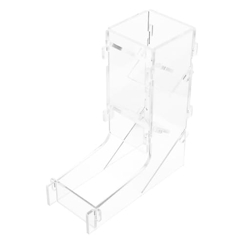 INOOMP Würfelturm Zubehör Für Brettspiele Turmwürfel Würfelrollender Turm Tischspiele, Würfelspiele Würfeltürme DIY-brettspiel Würfelrolltablett DIY-spielbrett Acryl Transparent INOOMP Würfelturm Zubehör Für Brettspiele Turmwürfel Würfelrollender Turm Tischspiele, Würfelspiele Würfeltürme DIY-brettspiel Würfelrolltablett DIY-spielbrett Acryl Transparent von INOOMP