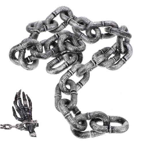 INOOMP simulierte Eisenkette Ketten Halloween Party Dekoration Torkette dekorative Kette beängstigend Halloween -Party Halloween-Kette Propellerkette gefälschte Kette Halloween Dekoration INOOMP simulierte Eisenkette Ketten Halloween Party Dekoration Torkette dekorative Kette beängstigend Halloween -Party Halloween-Kette Propellerkette gefälschte Kette Halloween Dekoration von INOOMP