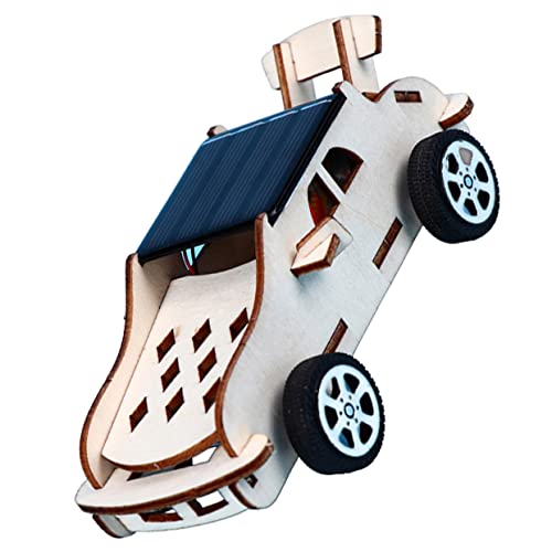 INOOMP solarbetriebenes DIY- bastelset basteln für holzspielsachen Educational Toys zabawki stymulujące rozwój DIY-Modelle für Kinderspielzeug hölzern von INOOMP