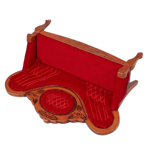 Maßstab Dekoratives Miniaturmöbel für DIY Mini Kaffeefarbenes Sofa Fotodekor und für Modellbau von INOOMP