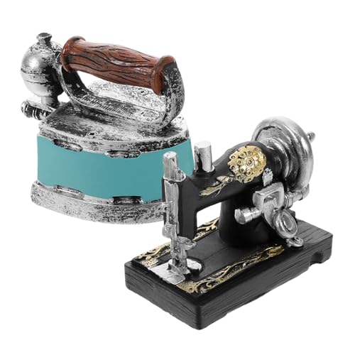 Mini-Ornamente nähmaschine Schreibmaschinendekoration aus Harz Münzförmige Bank Vintage-Kamera-Requisite Anspitzer für Abzeichenmaschinen Nähbindemaschinen Vintage-Kamera- Mini-Ornamente nähmaschine Schreibmaschinendekoration aus Harz Münzförmige Bank Vintage-Kamera-Requisite Anspitzer für Abzeichenmaschinen Nähbindemaschinen Vintage-Kamera- von INOOMP