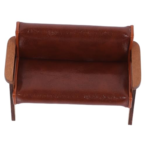 Puppenhaus Möbel Komfortable und Dekorative Mini Sofa Bank für Kreative Layouts und Fotografie Dekoration von INOOMP