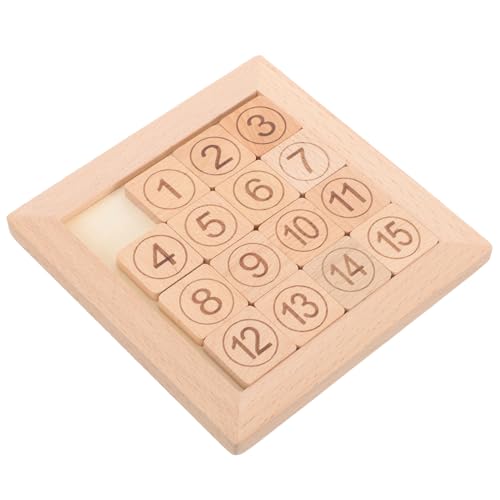 Schiebe Puzzle Iq zur Intelligenzentwicklung Lernspielzeug für Fördert Zahlenverständnis und Motorische Fähigkeiten und Partys von INOOMP