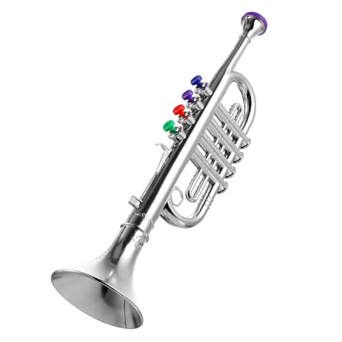 Trompete Simulierte Musikinstrument für Farbige Kreatives Lernspielzeug für Partys und Musikalische Früherziehung von INOOMP